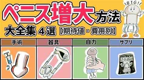 ちんこを大きくする方法10選｜ペニスを増大成長させ 